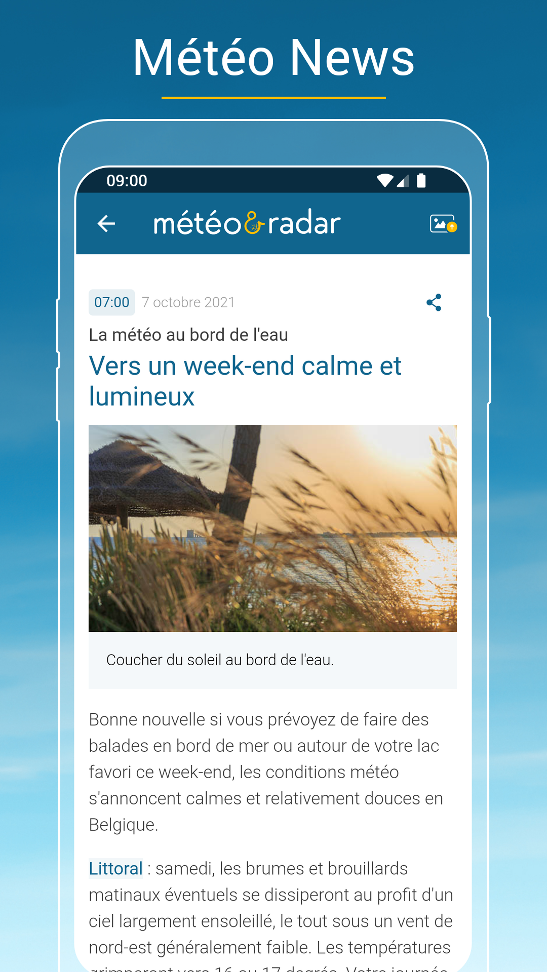 Actualités météo